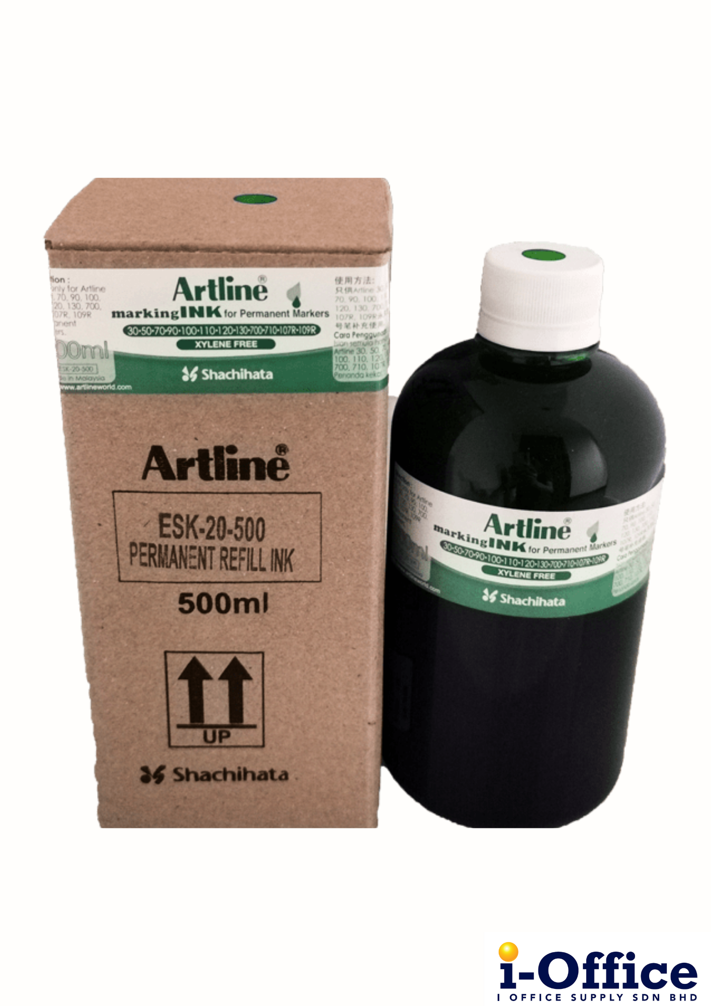 Artline Marking Ink 500ml - Green