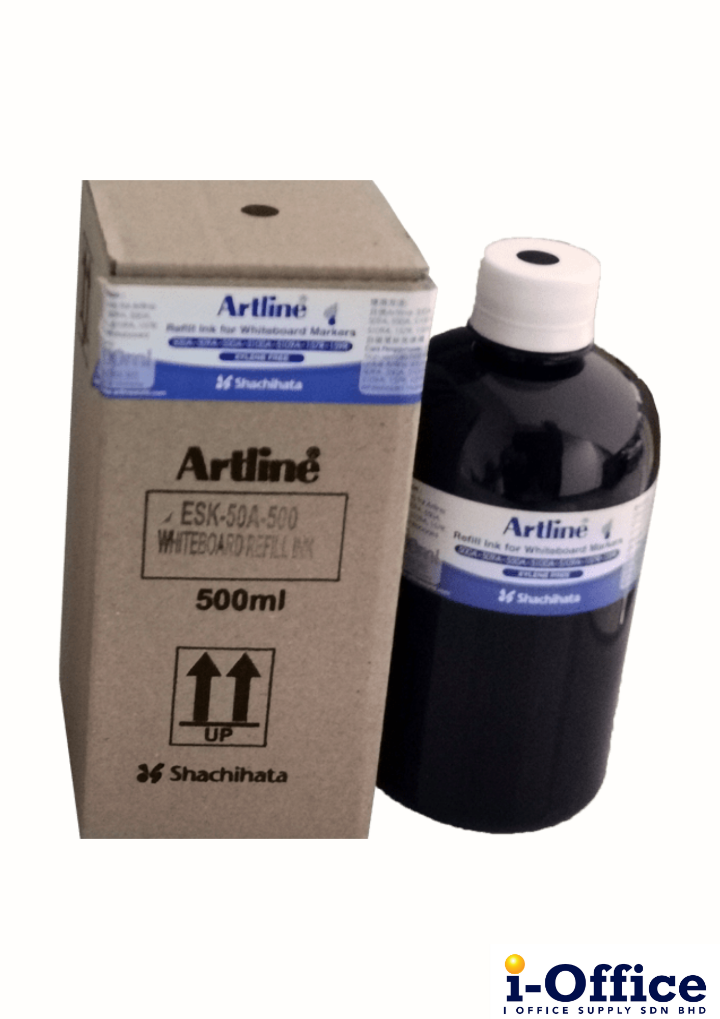 Artline White Board Refill Ink 500ml - Black