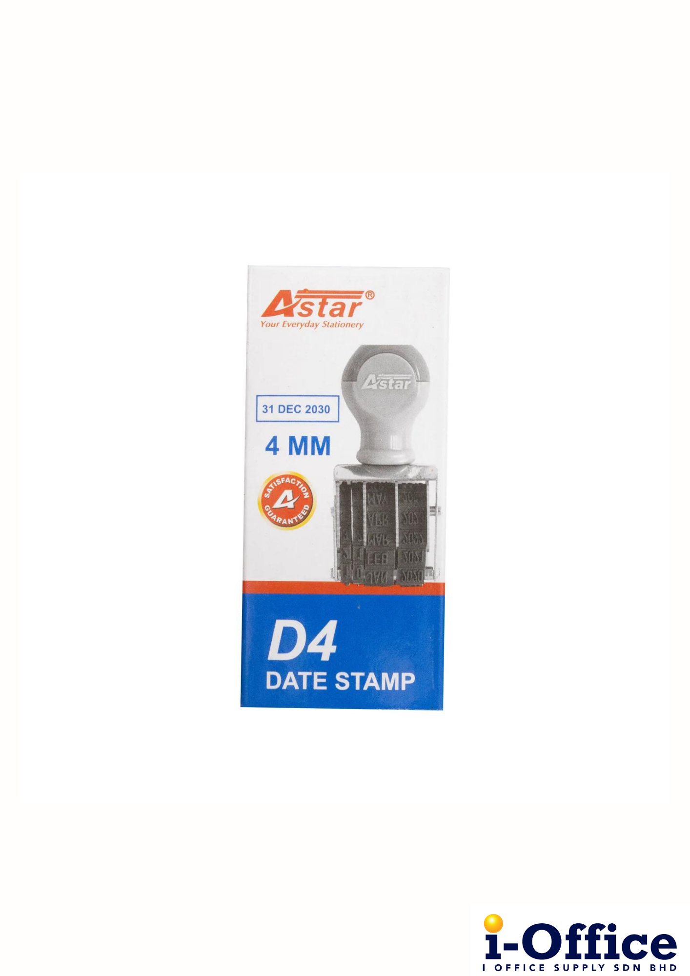 Astar D4 Date Stamp 4mm