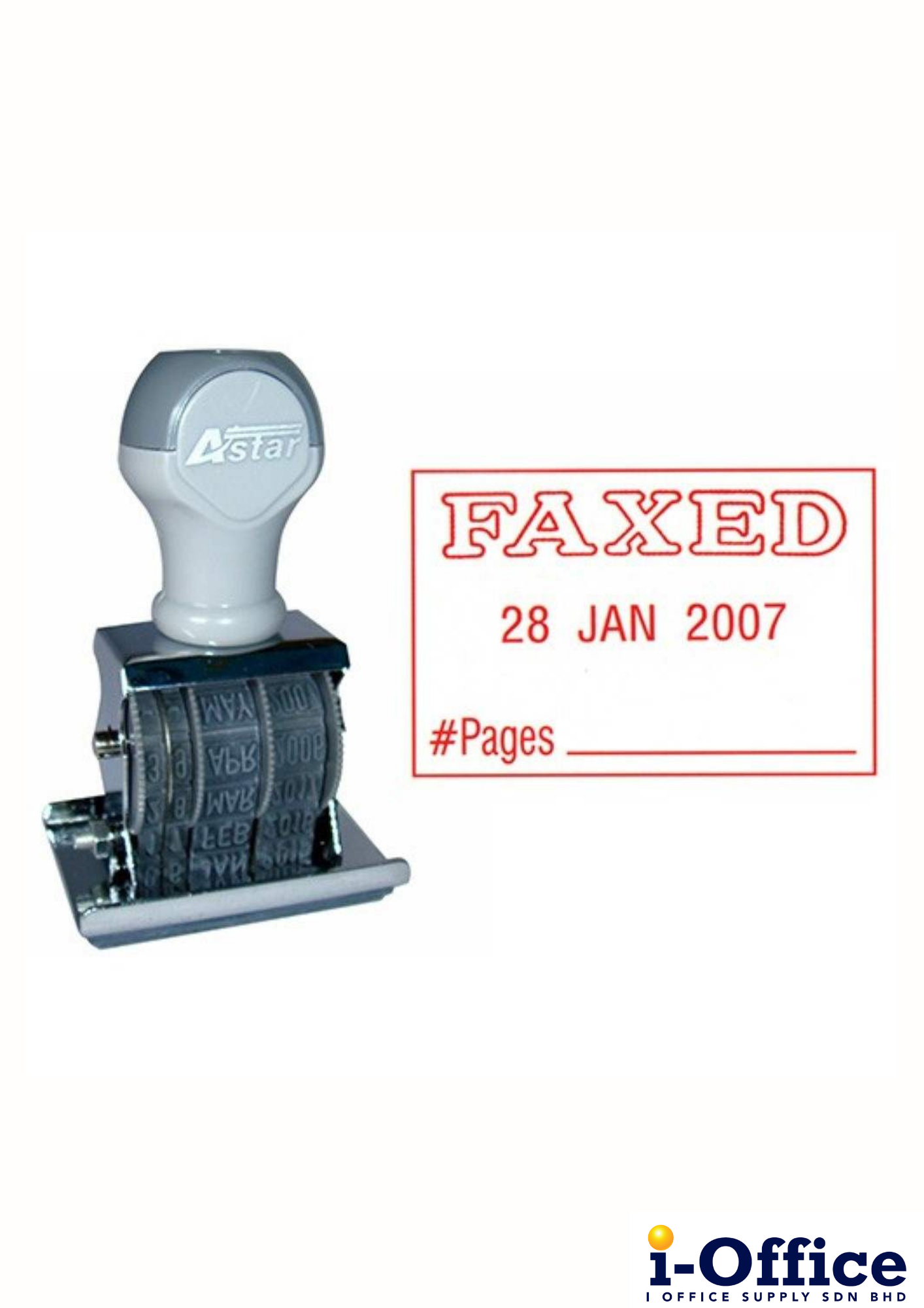 Astar D4-F 4mm Date Stamp & Faxed