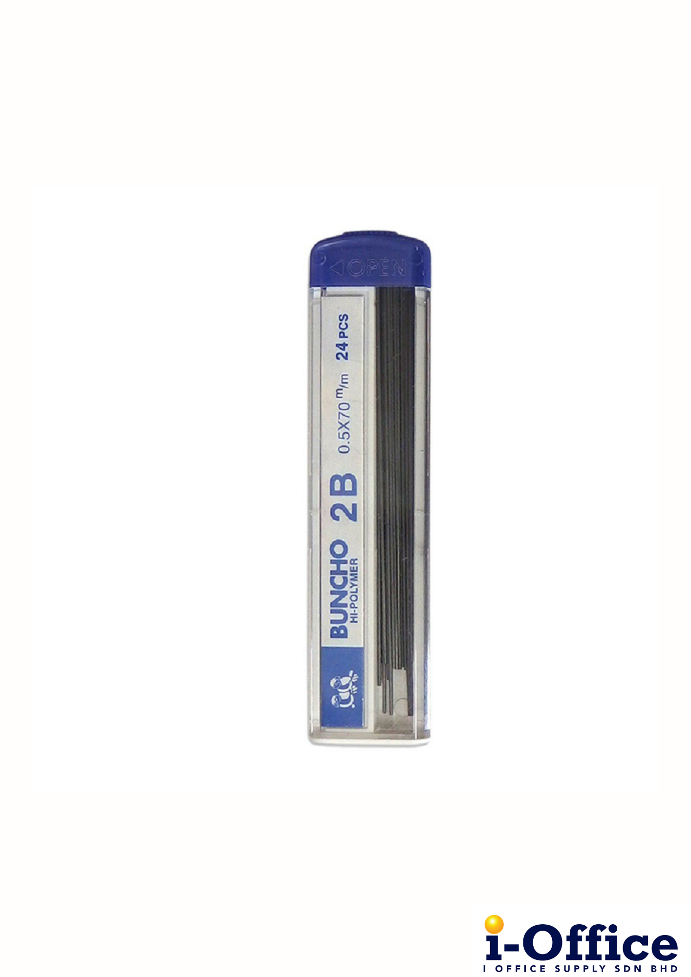 Buncho Hi-Polymer Pencil Lead - 2B - 0.5mm