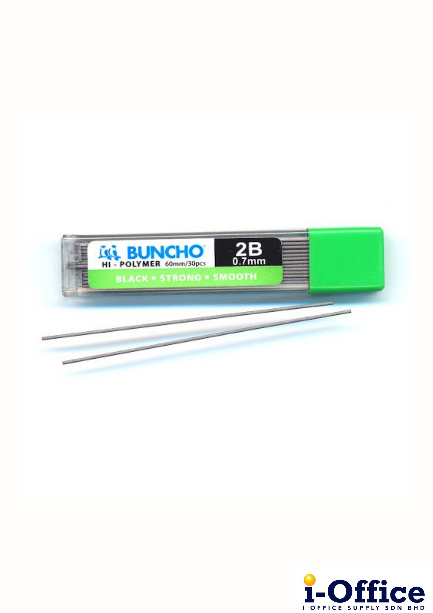 Buncho Hi-Polymer Pencil Lead - 2B - 0.7mm