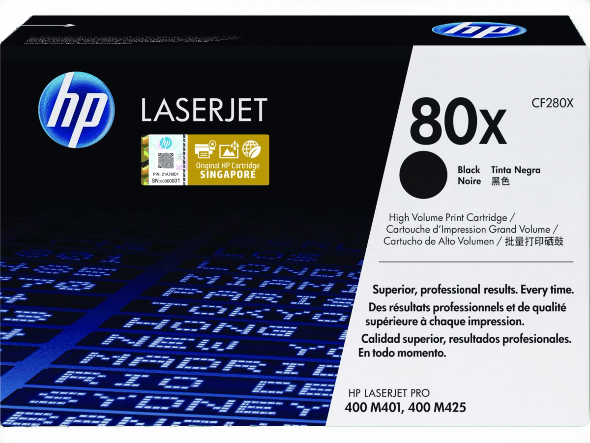 HP 80X High Yield Black Original LaserJet Toner Cartridge