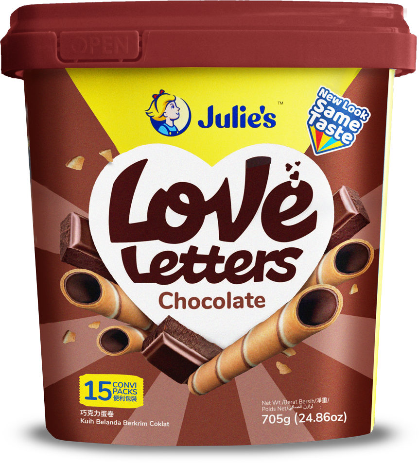 Julie's Love Letter Chocolate 705g