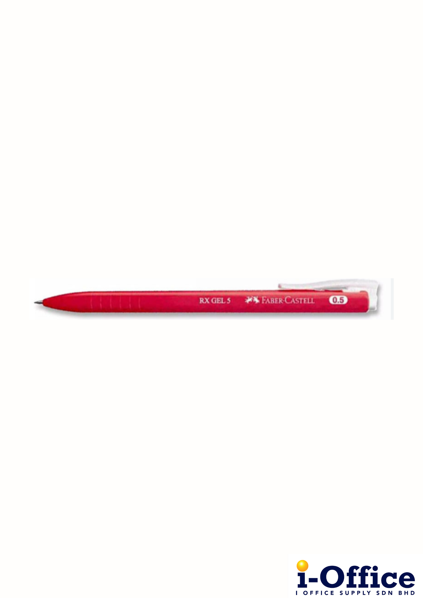 Faber Castell 2499 RX Gel Pen - 0.5mm - Red