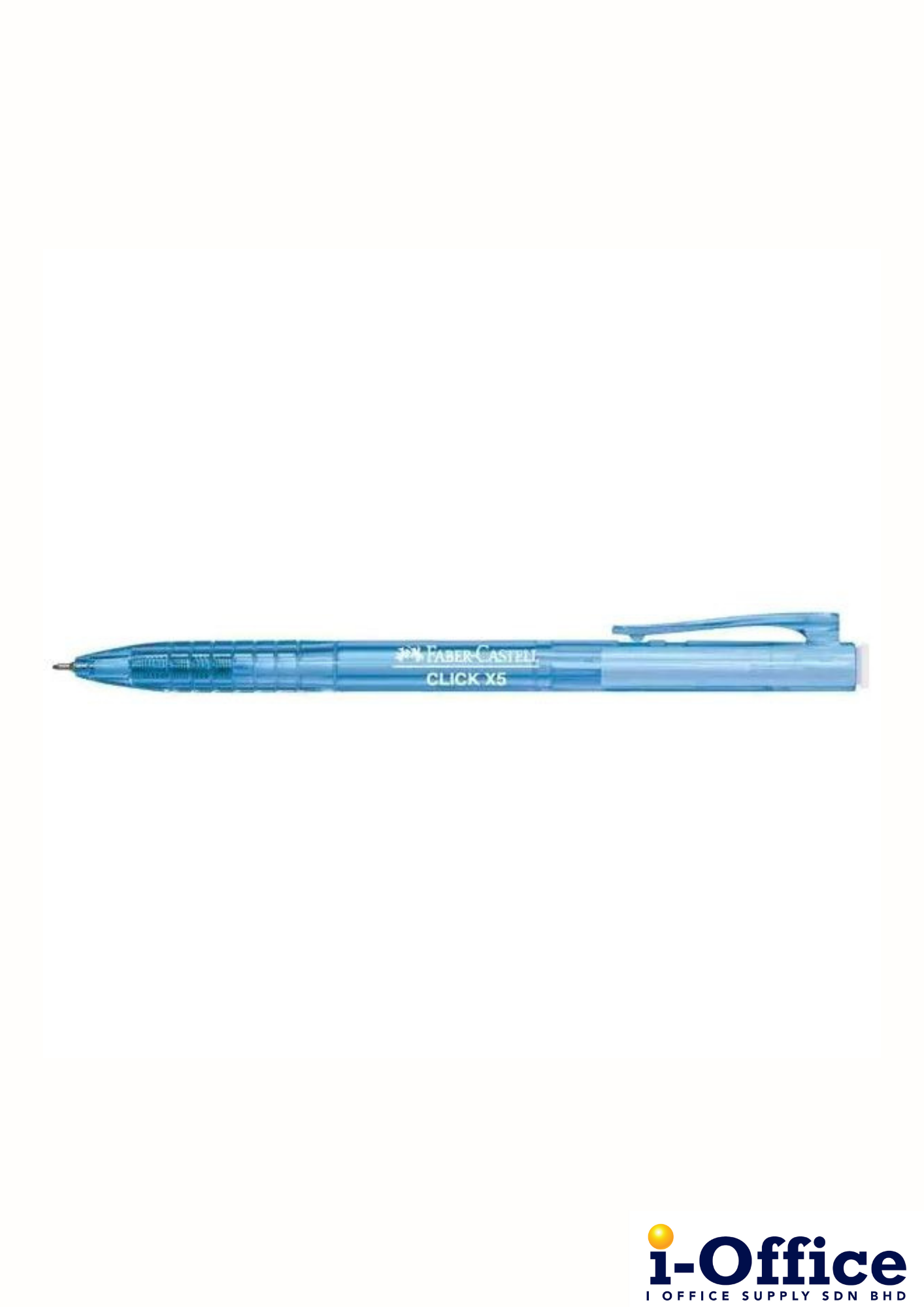 Faber-Castell Click X5 Ball Pen - 0.5mm - Blue