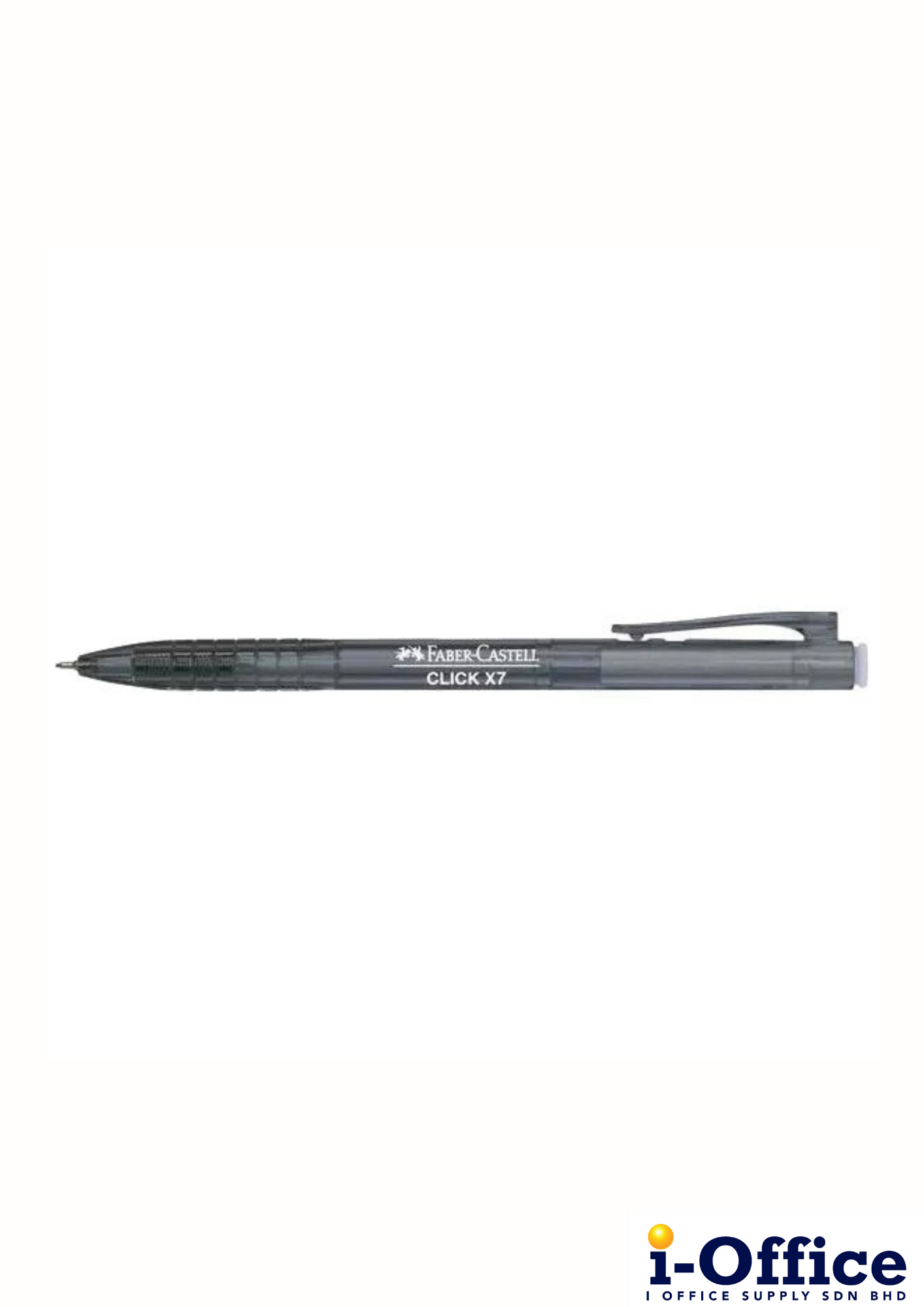 Faber-Castell Click X7 Ball Pen - 0.7mm - Black
