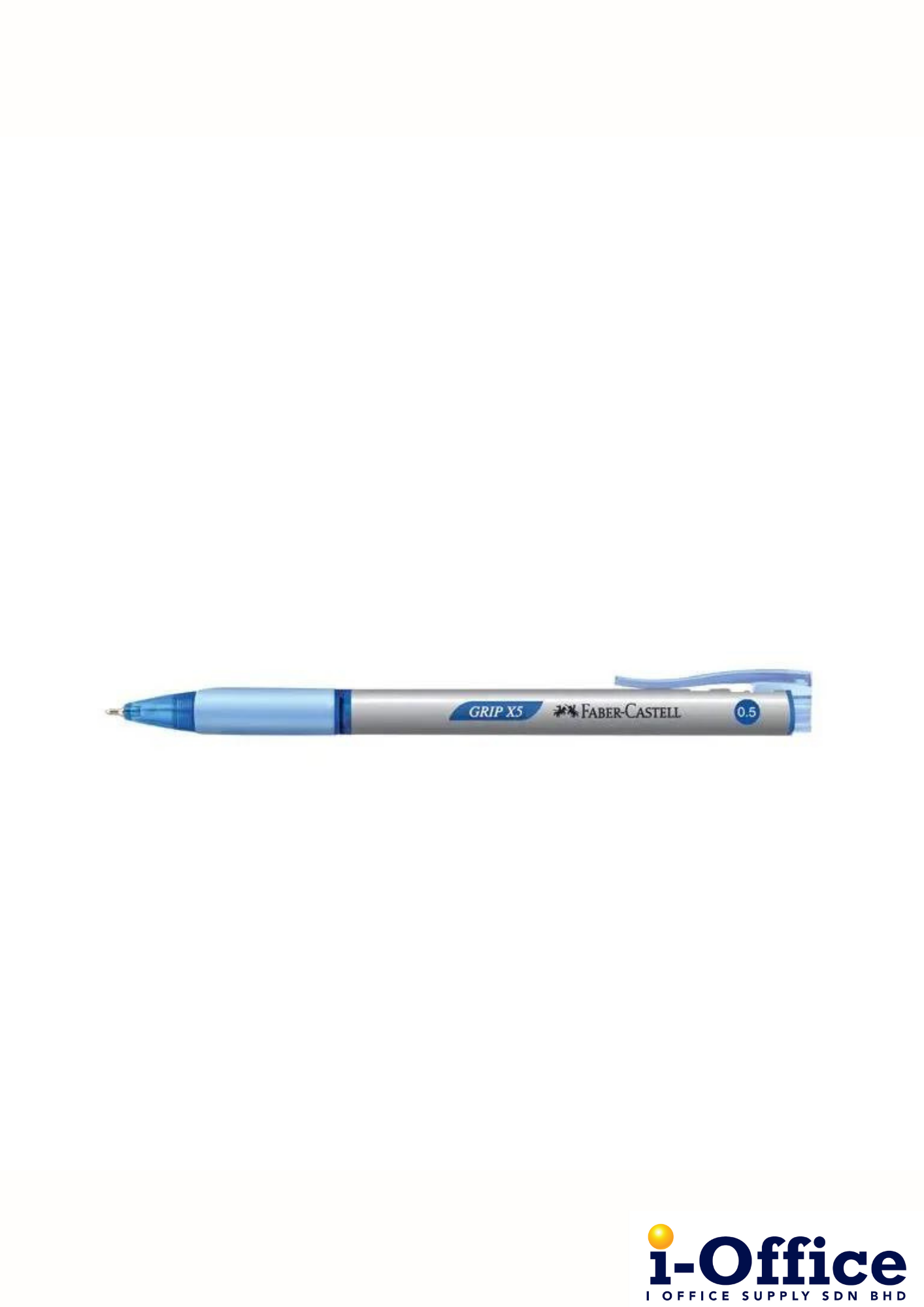 Faber-Castell Grip X5 Ball Pen - 0.5mm - Blue