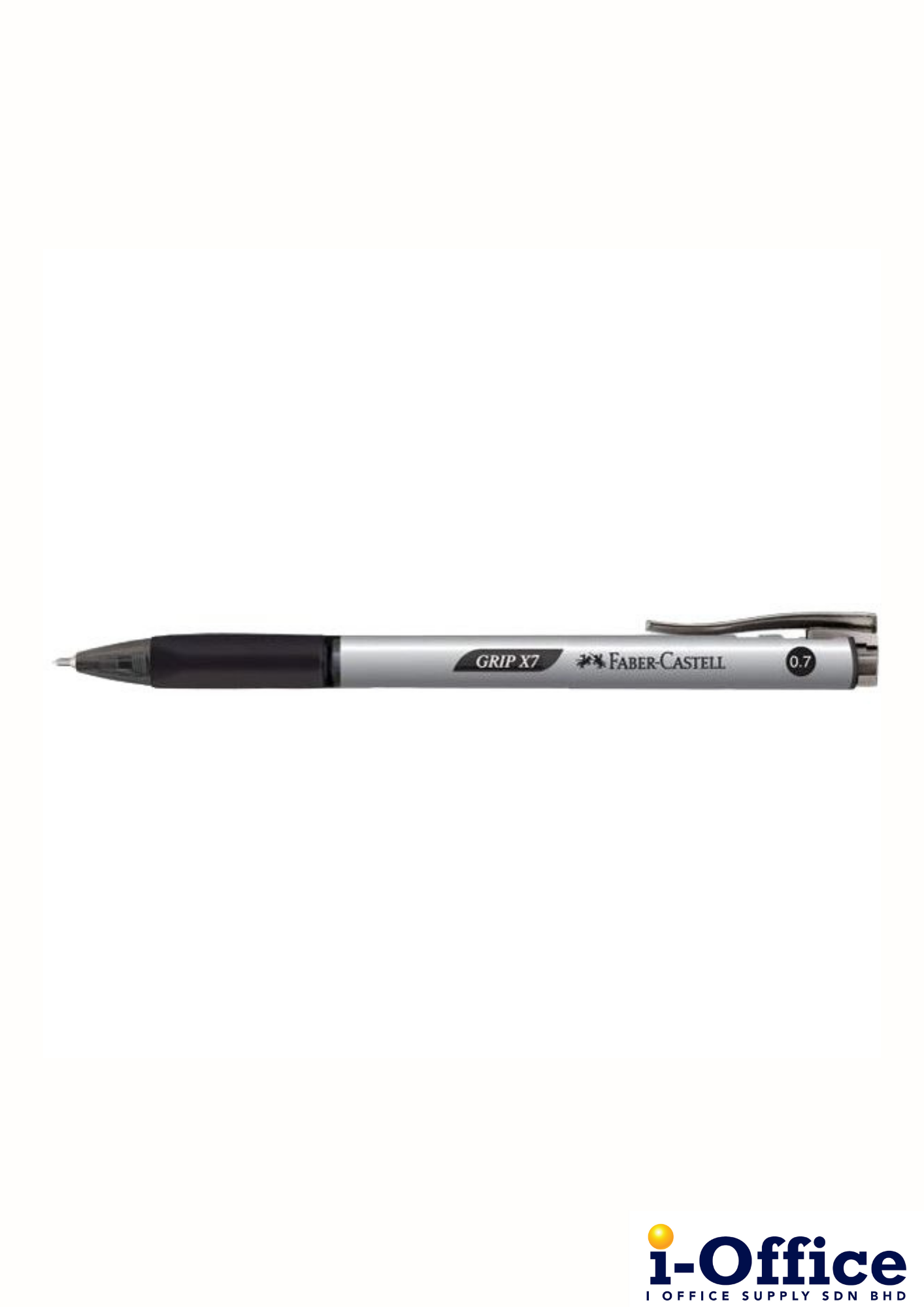 Faber-Castell Grip X7 Ball Pen - 0.7mm - Black