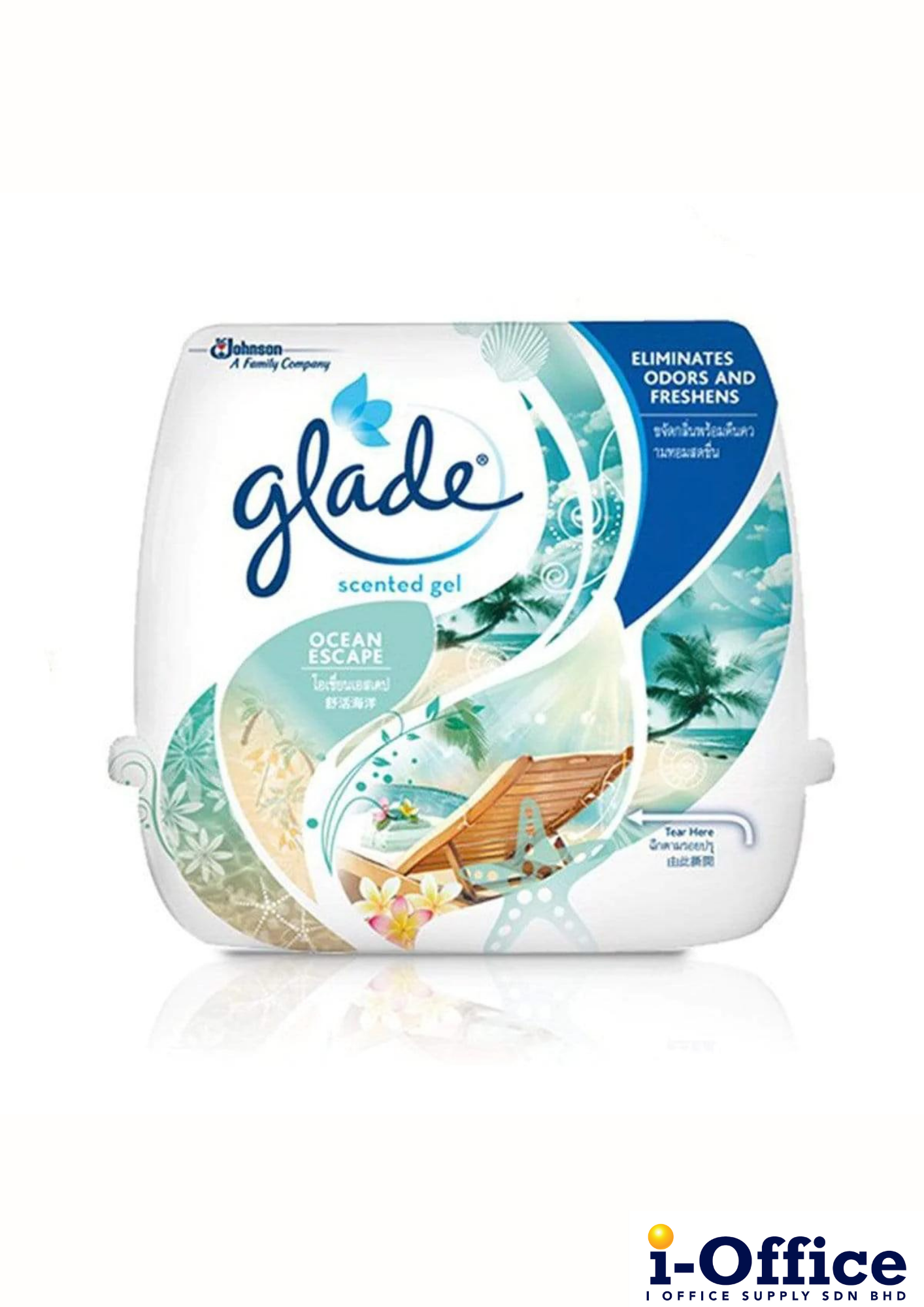 Glade Scented Gel Ocean Escape 180g
