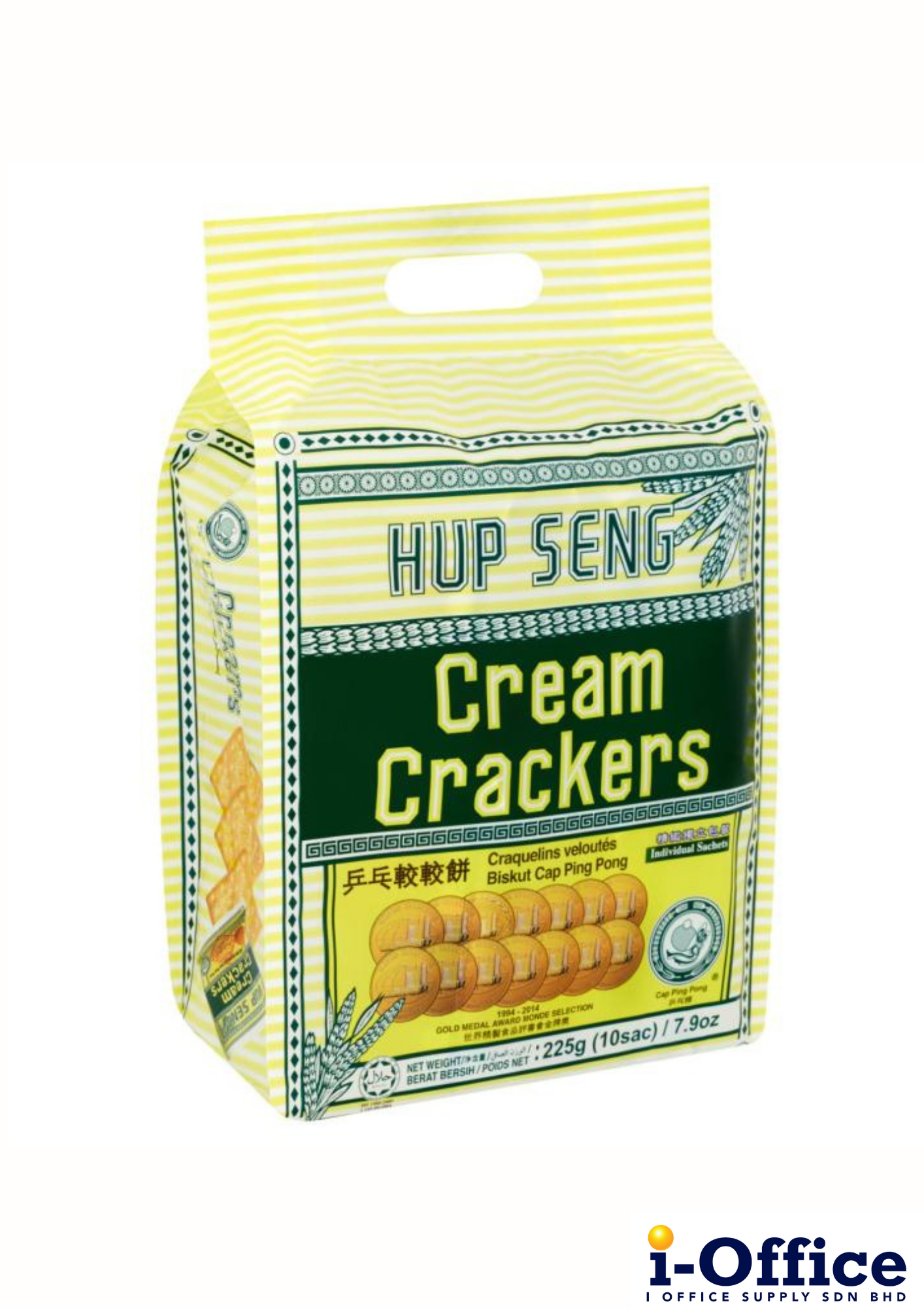 Hup Seng Cream Cracker Convenient Pack 225g
