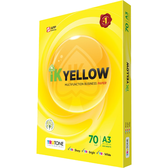 A3 70g IK Yellow - 500's