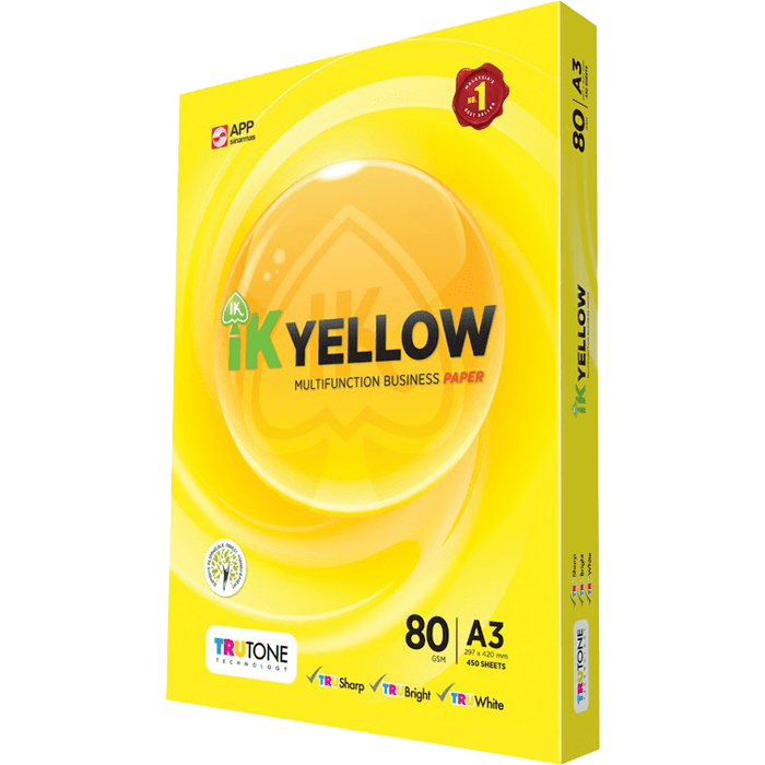 A3 80g IK Yellow - 500's