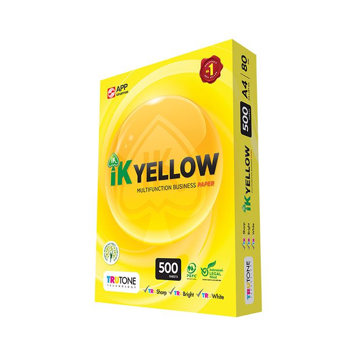 A4 80G IK YELLOW 500'S