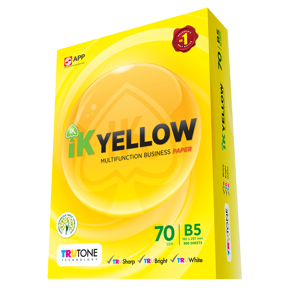 B5 70g IK Yellow - 900's