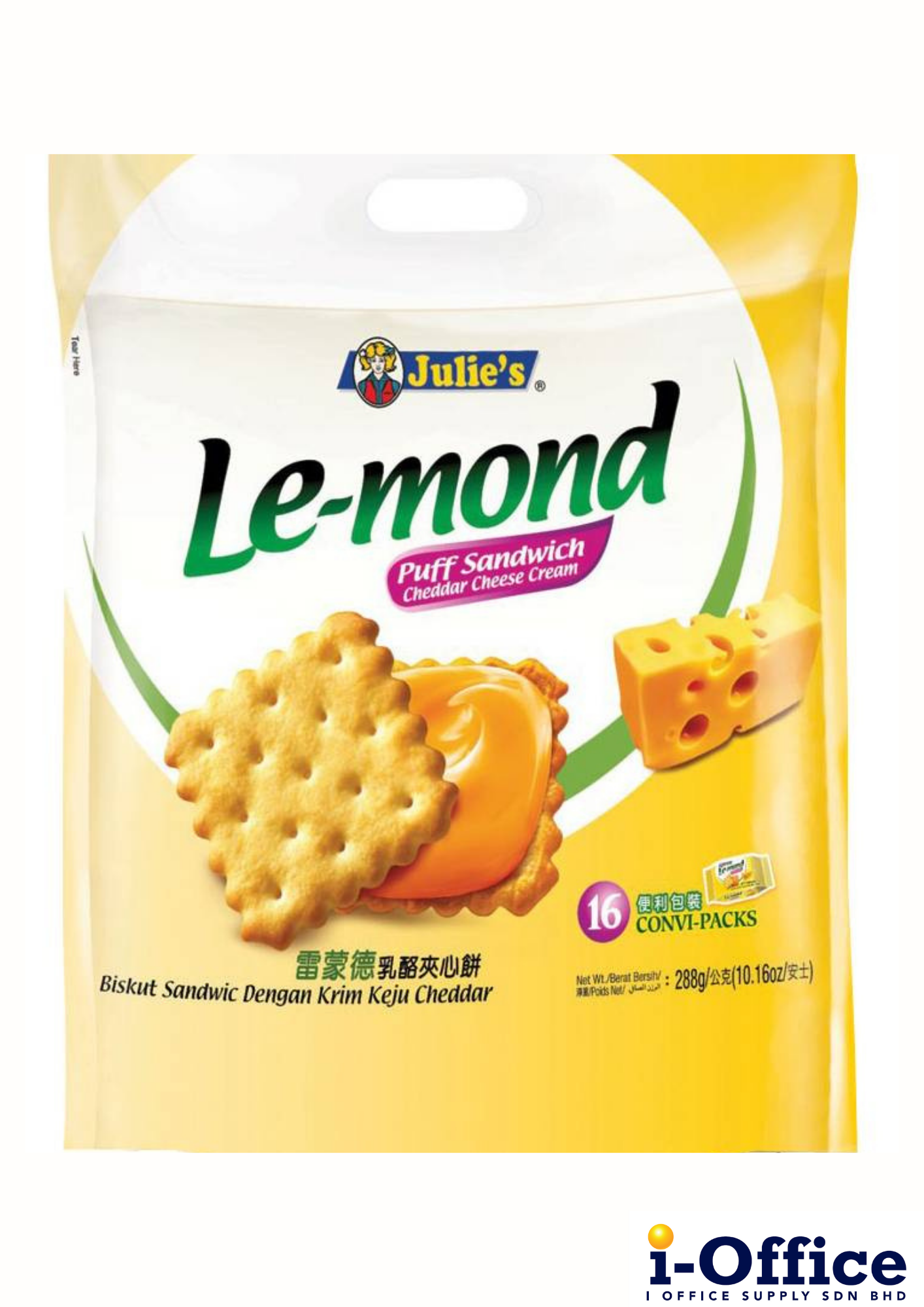 Julie's Cheese Sandwich Biscuit C.Cheese 288g