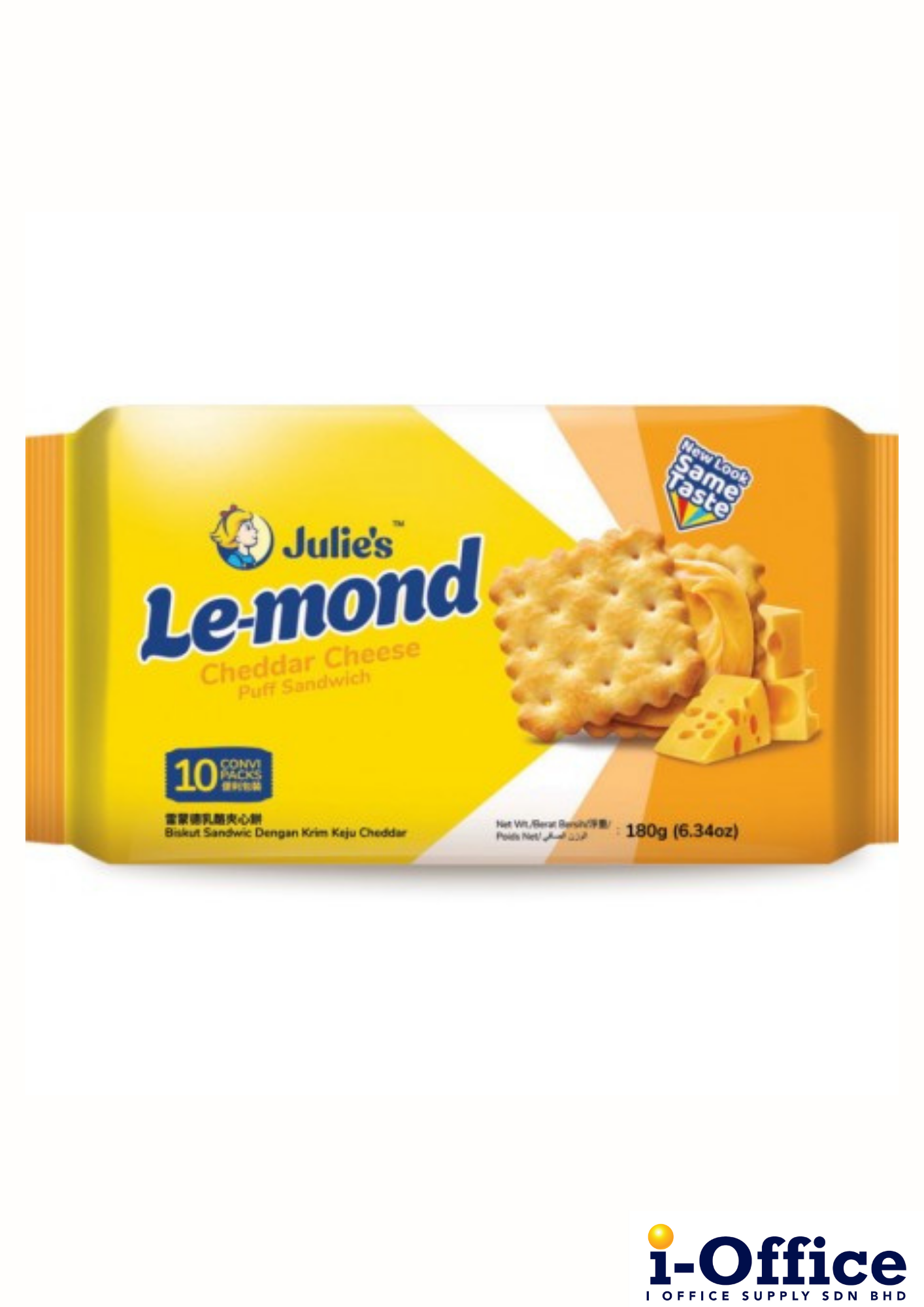 Julie's Le-Mond Puff Sandwich Cheddar Cheese 180g