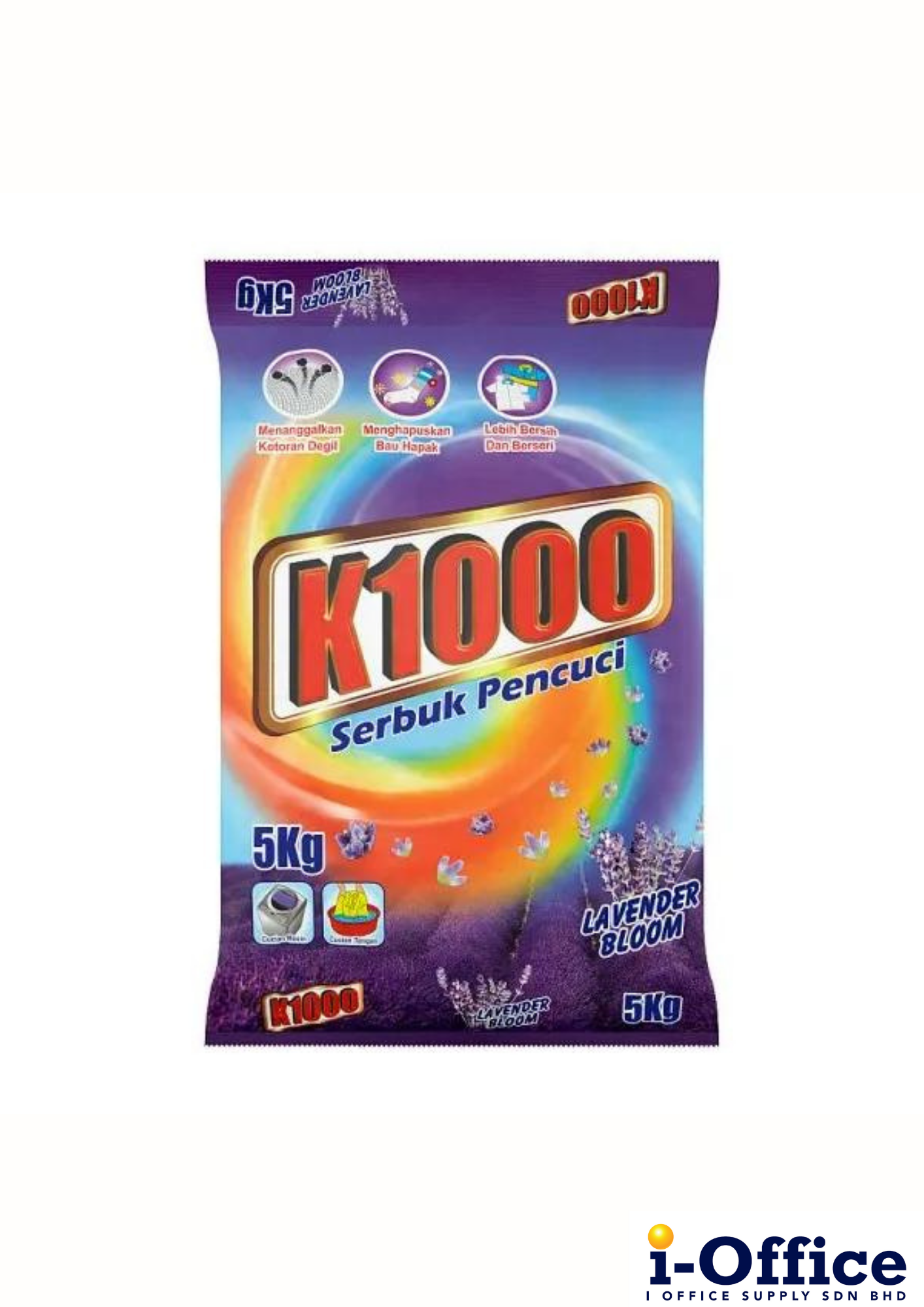 K1000 Lavender Bloom Detergent Powder 5kg