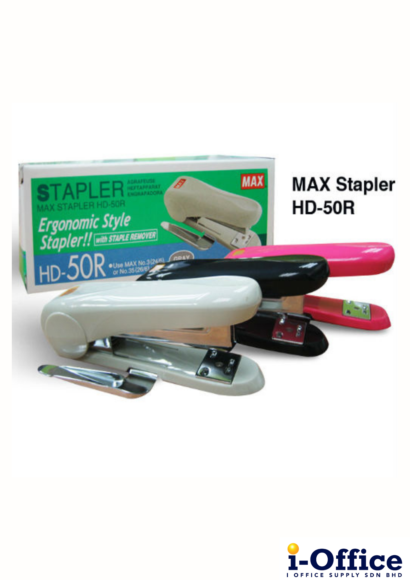 MAX HD-50R Stapler