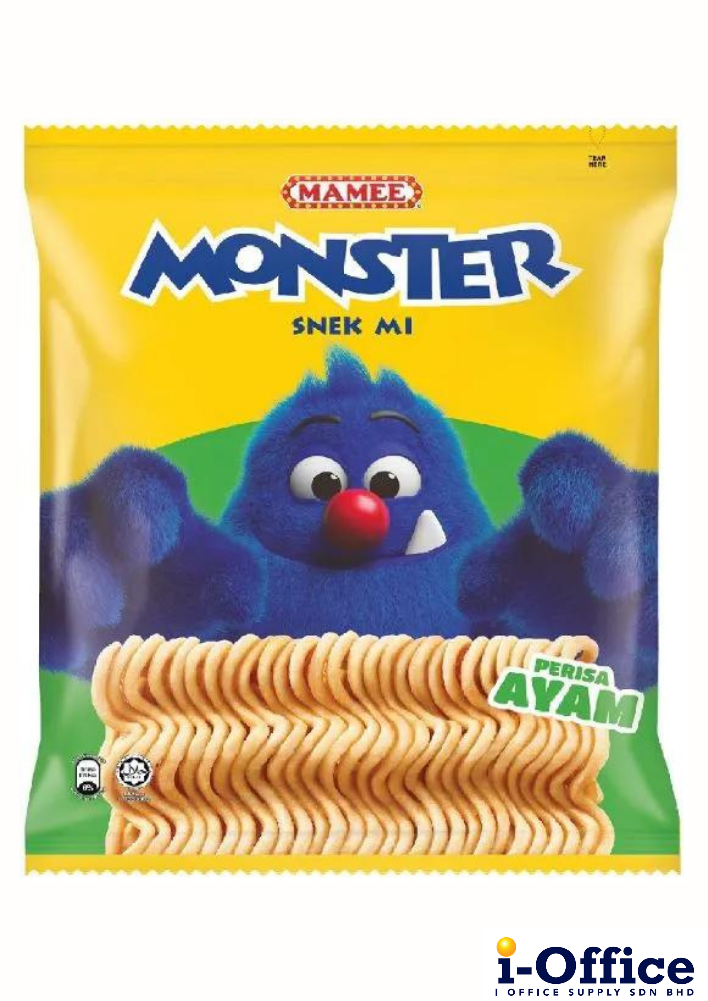 Mamee Monster Snack Noodles Chicken  - 8s x 25g