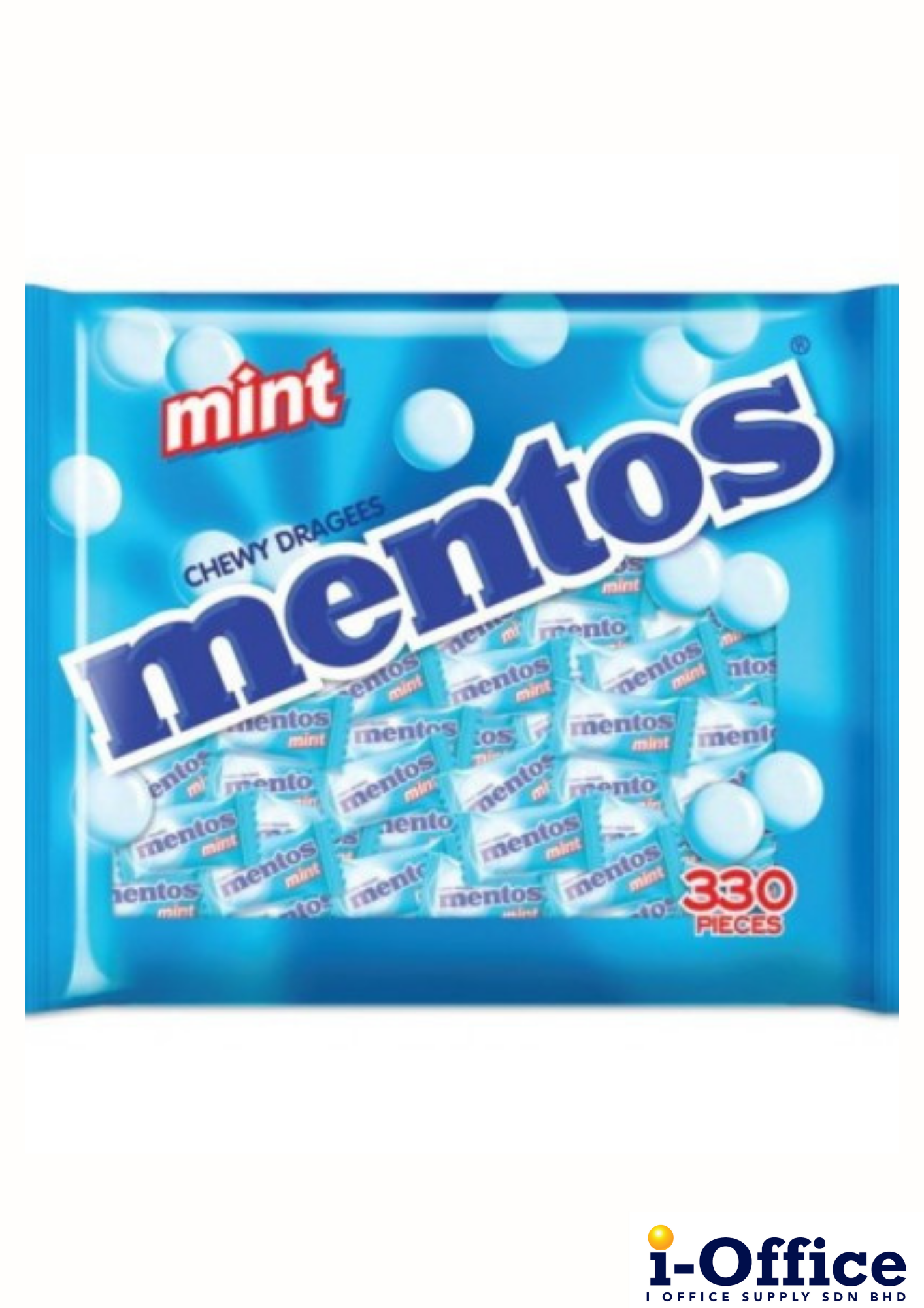 Mento's Chewy Dragees Mint - Pillow Pack  330s