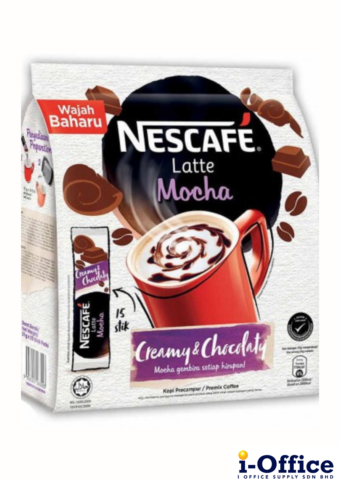 Nestle Nescafe Latte Mocha Premix Coffee - 15s x 31g