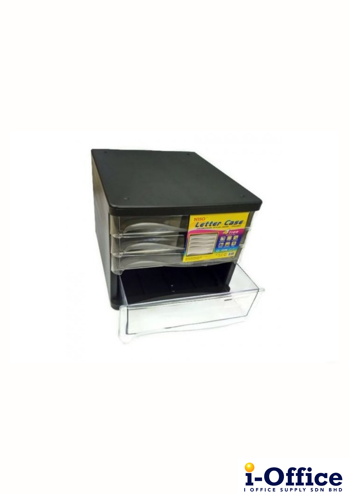 Niso 8811 Plastic Letter Case - 4-Tier