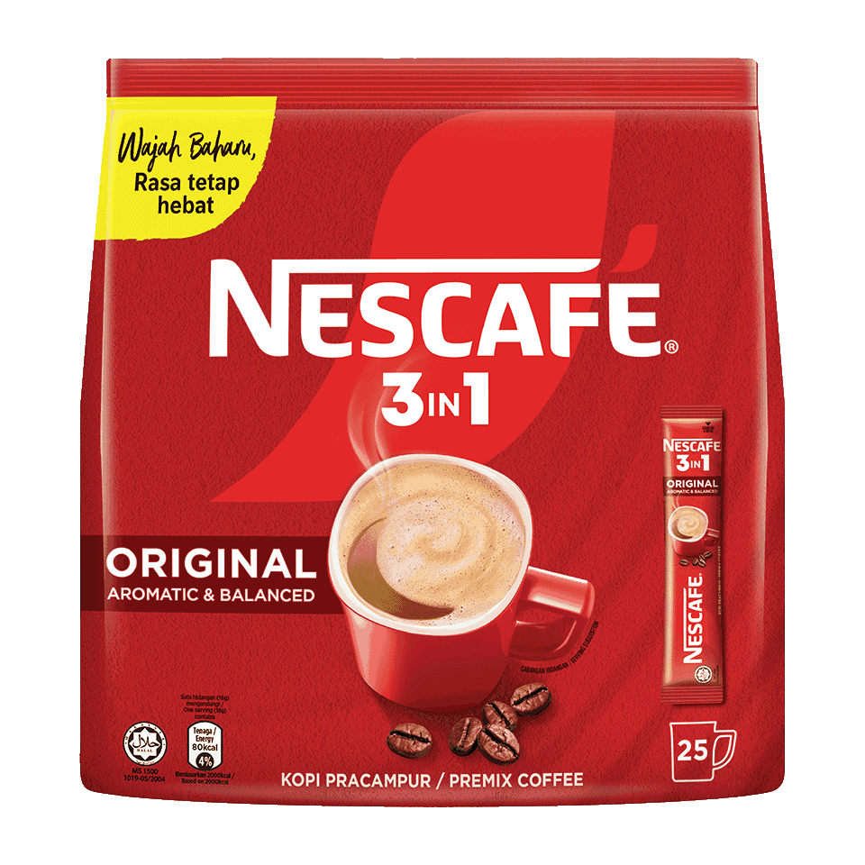 Nestle Nescafe Blend & Brew Original Premix Coffee 25g x 18s