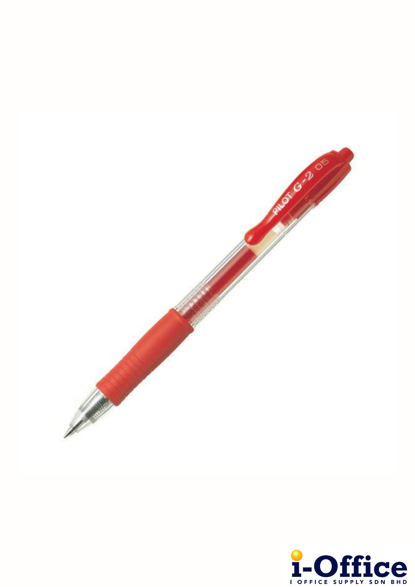 Pilot G-2 Retractable Gel Pen - 0.5mm - Red
