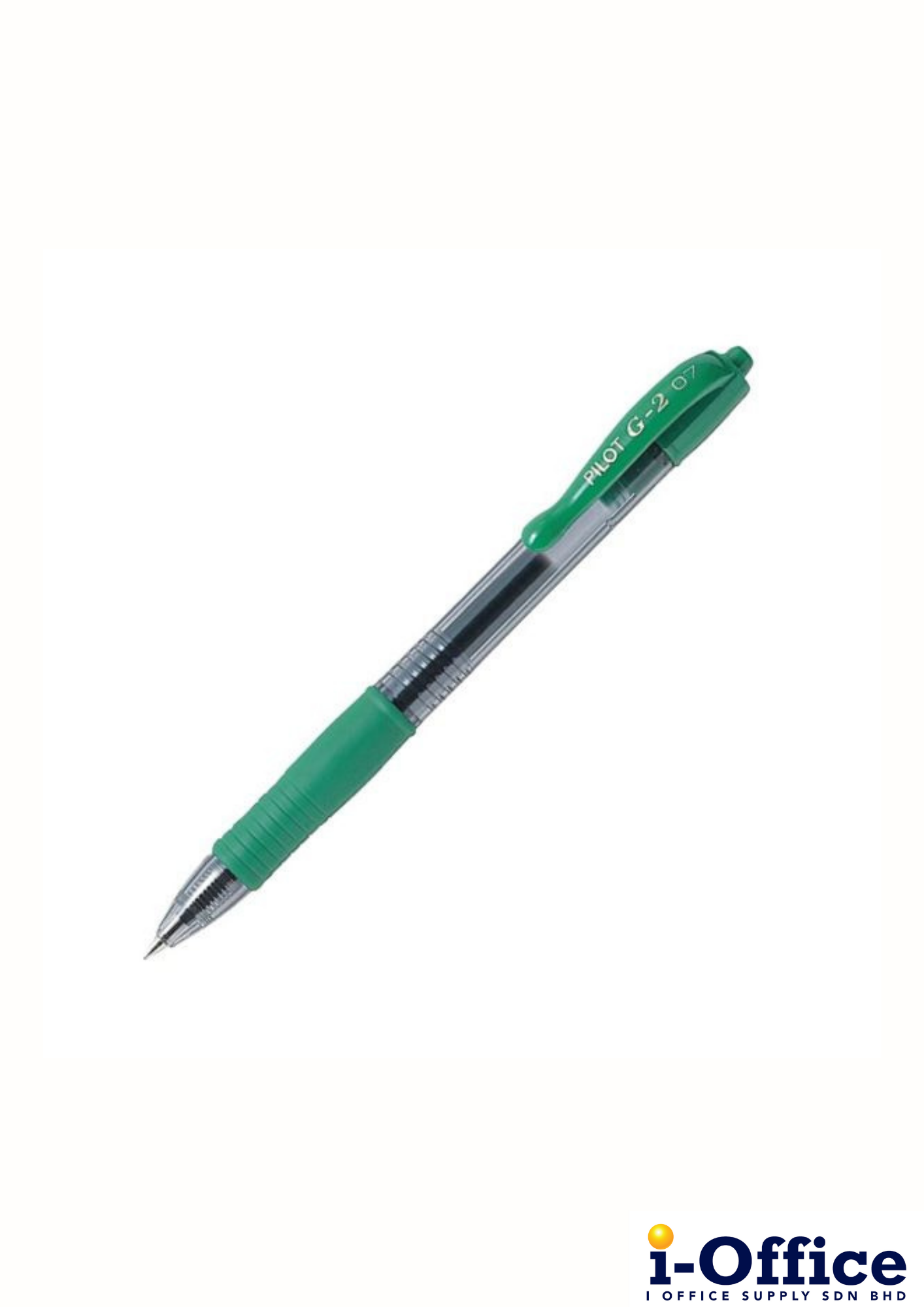 Pilot G-2 Retractable Gel Pen - 0.7mm - Green