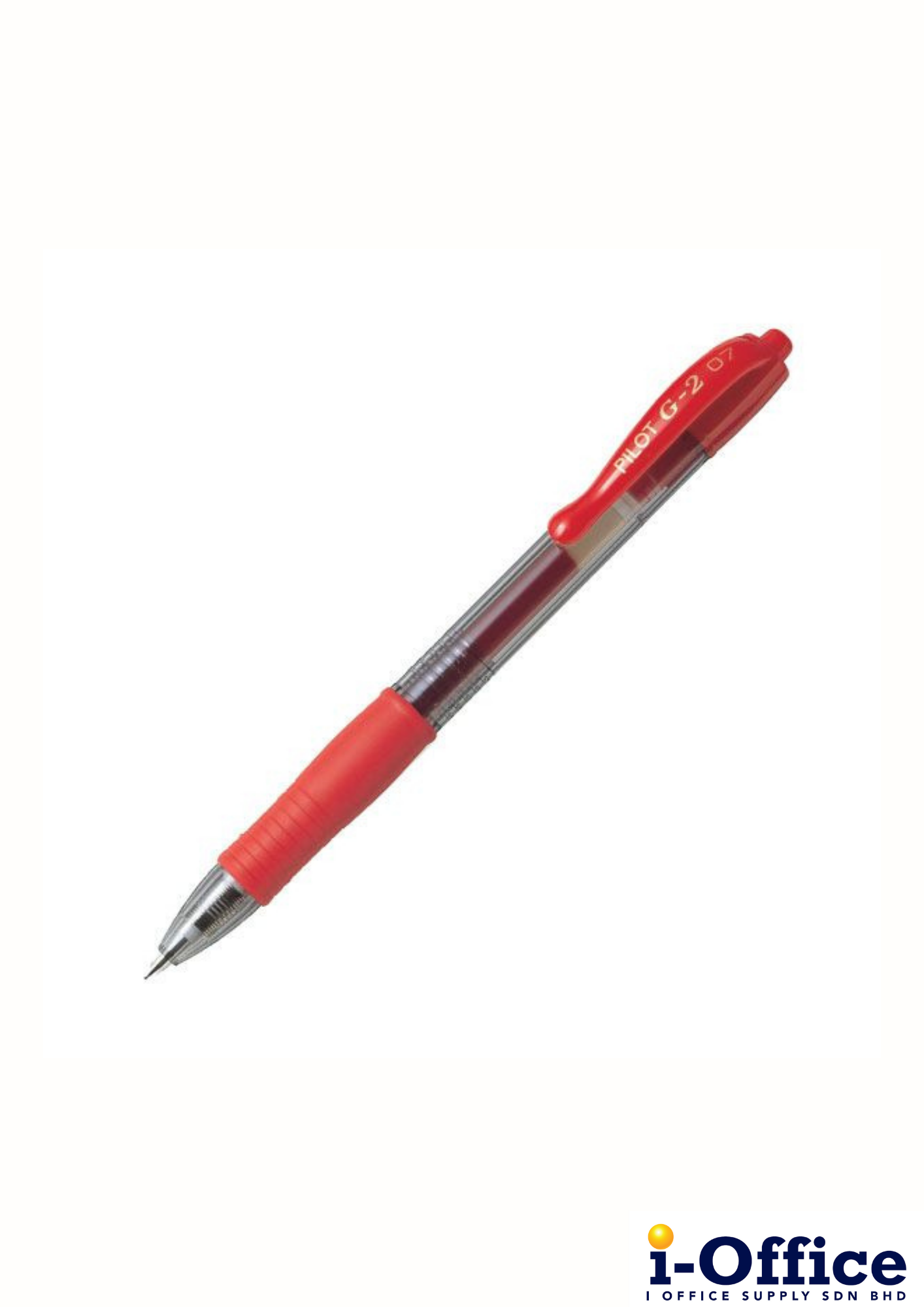 Pilot G-2 Retractable Gel Pen - 0.7mm - Red
