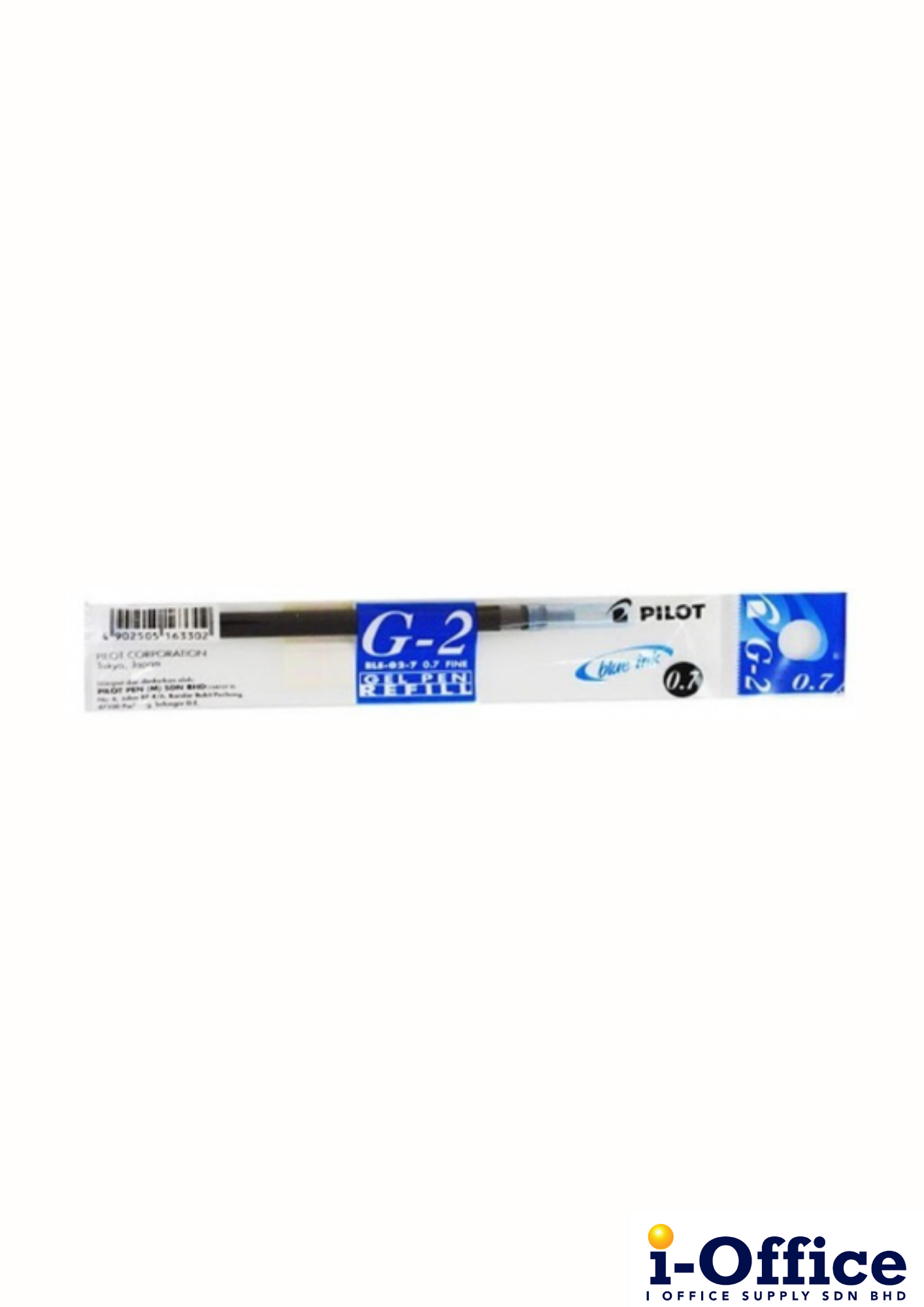 Pilot G-2 Retractable Gel Pen Refill - 0.7mm - Blue