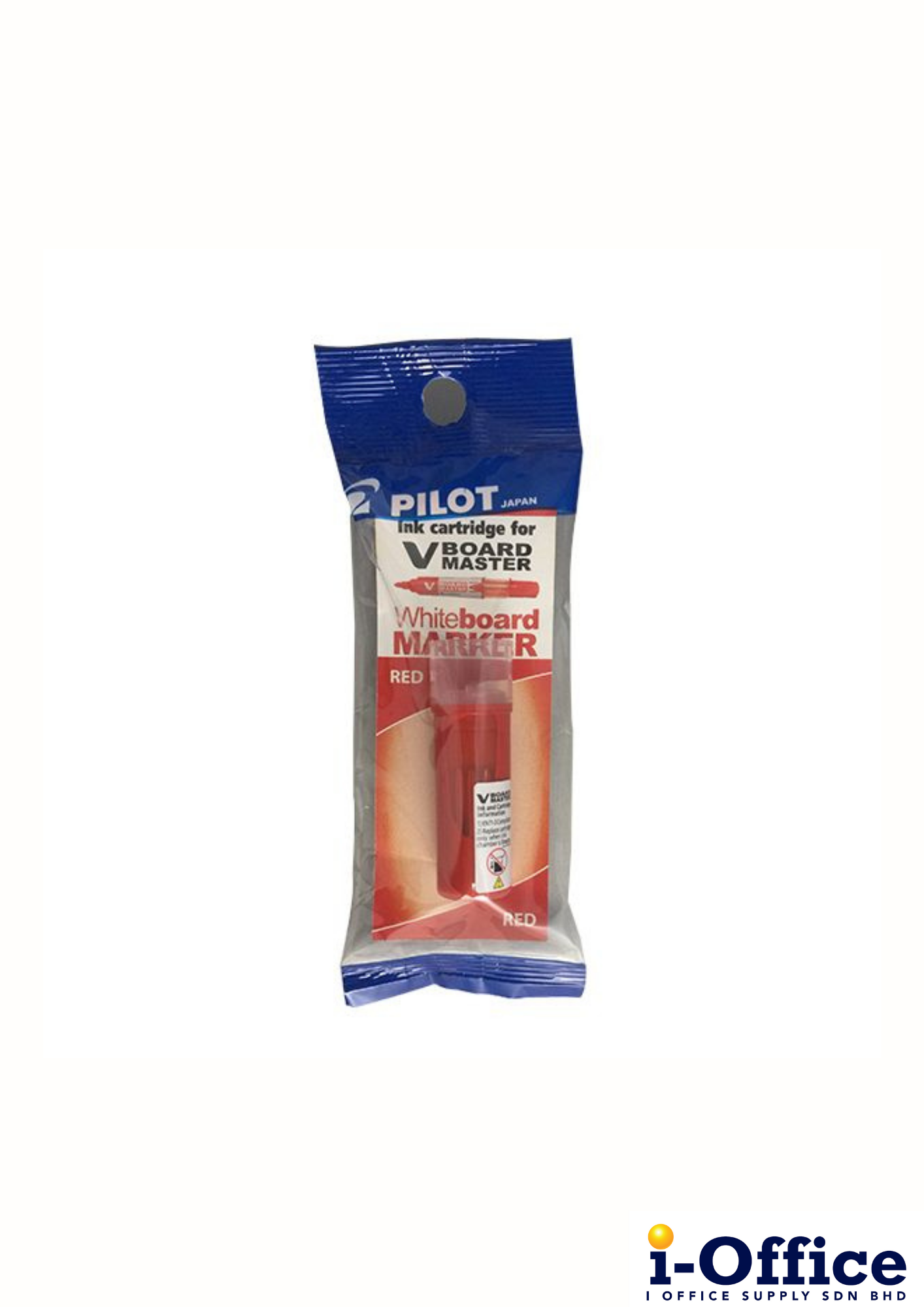Pilot V Board Master Ink Cartridge - Red