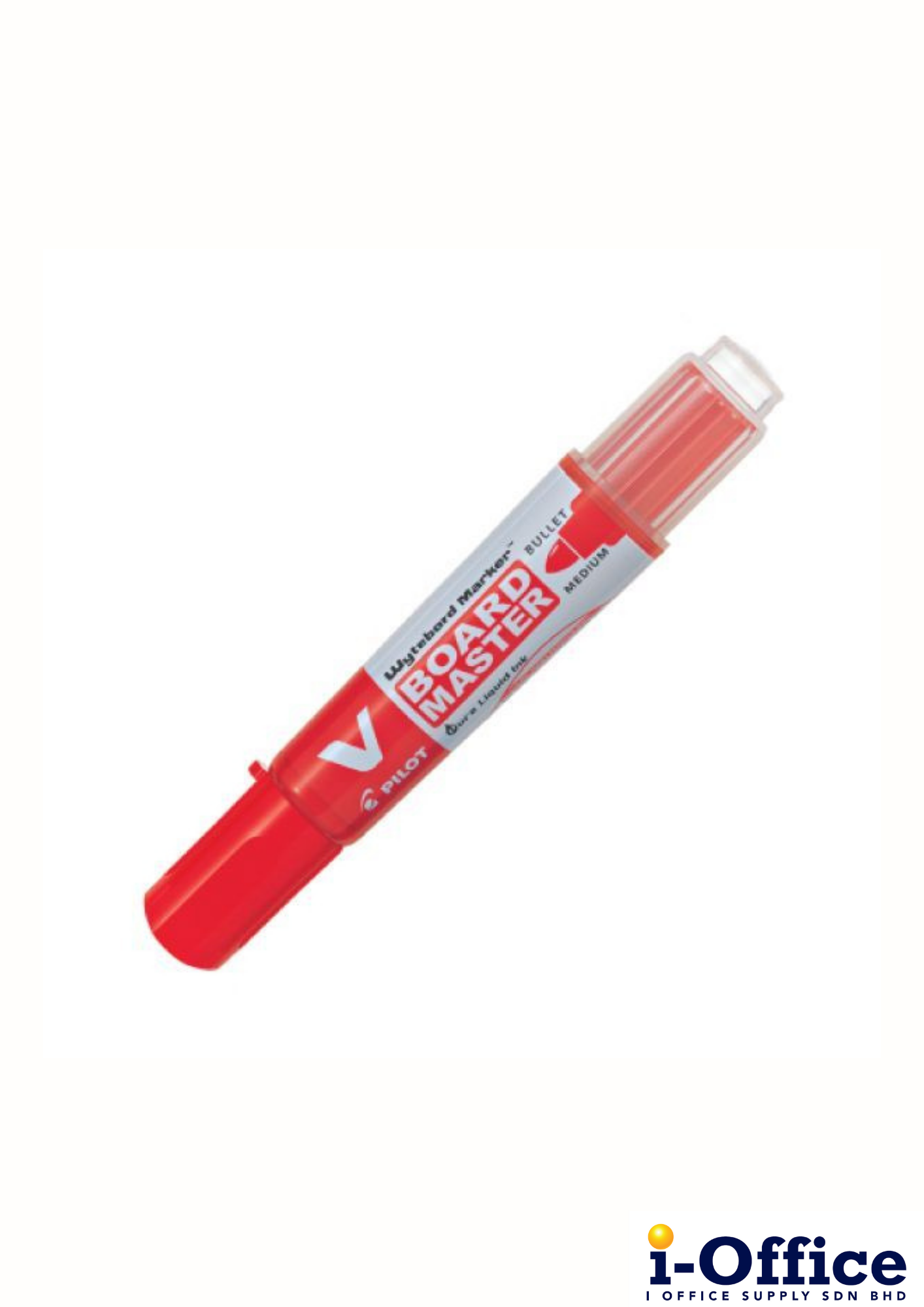 Pilot V Board Master WhiteBoard Marker - Medium - Red