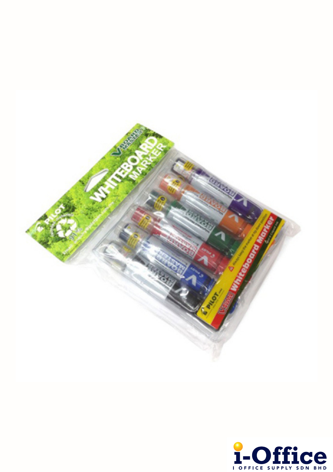 Pilot V Board Master WhiteBoard Marker - Set of 6 colours