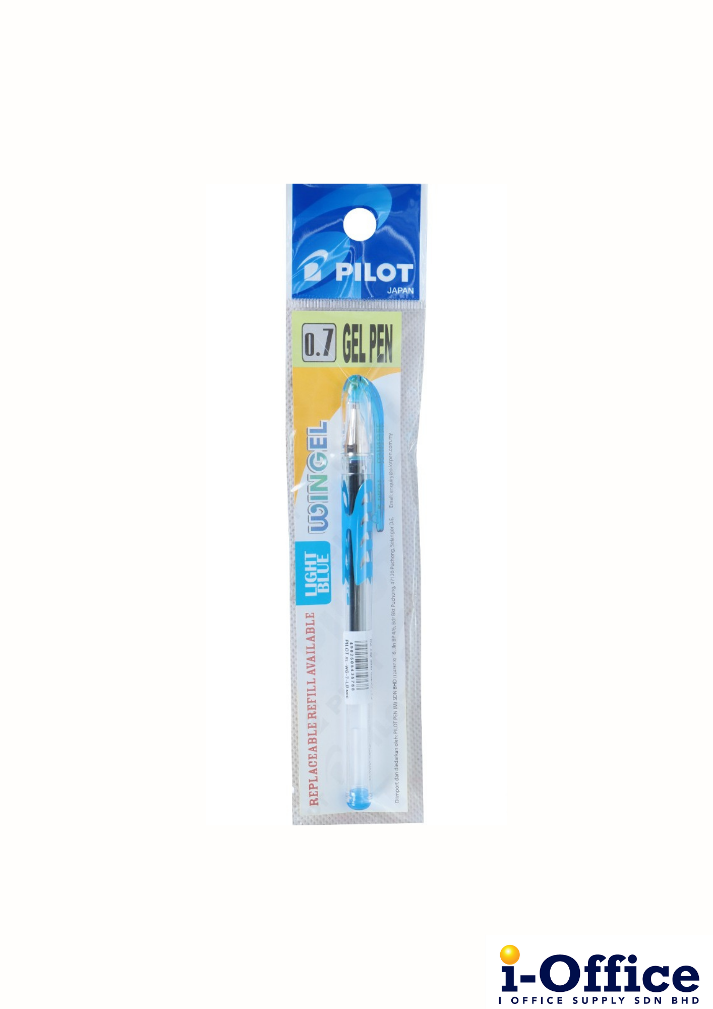 Pilot WinGel Pen -  0.7mm - Light Blue