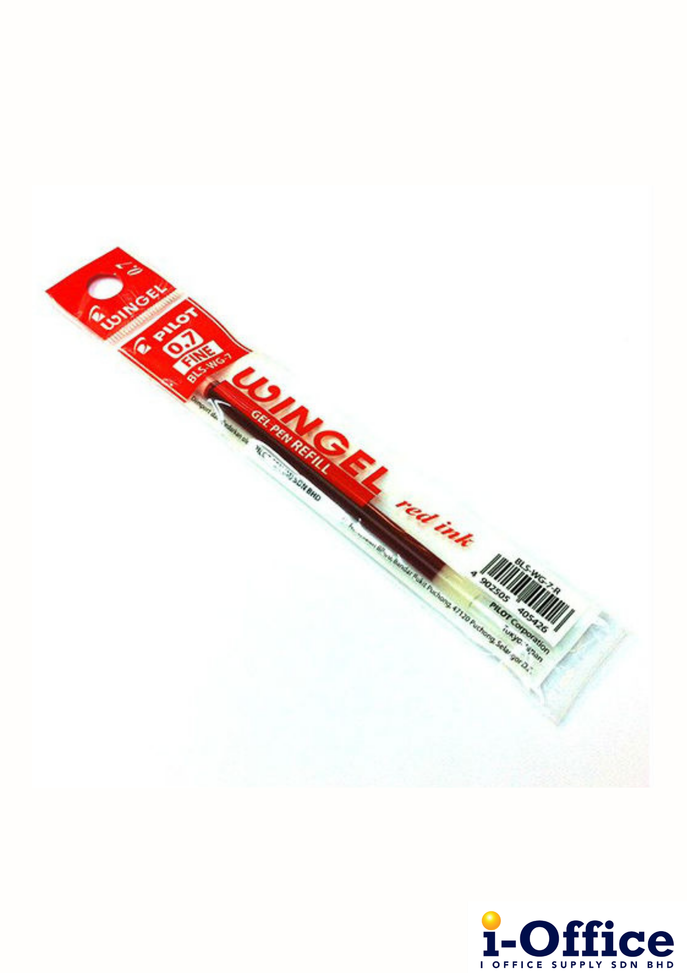 Pilot WinGel Pen Refill  -  0.7mm - Red