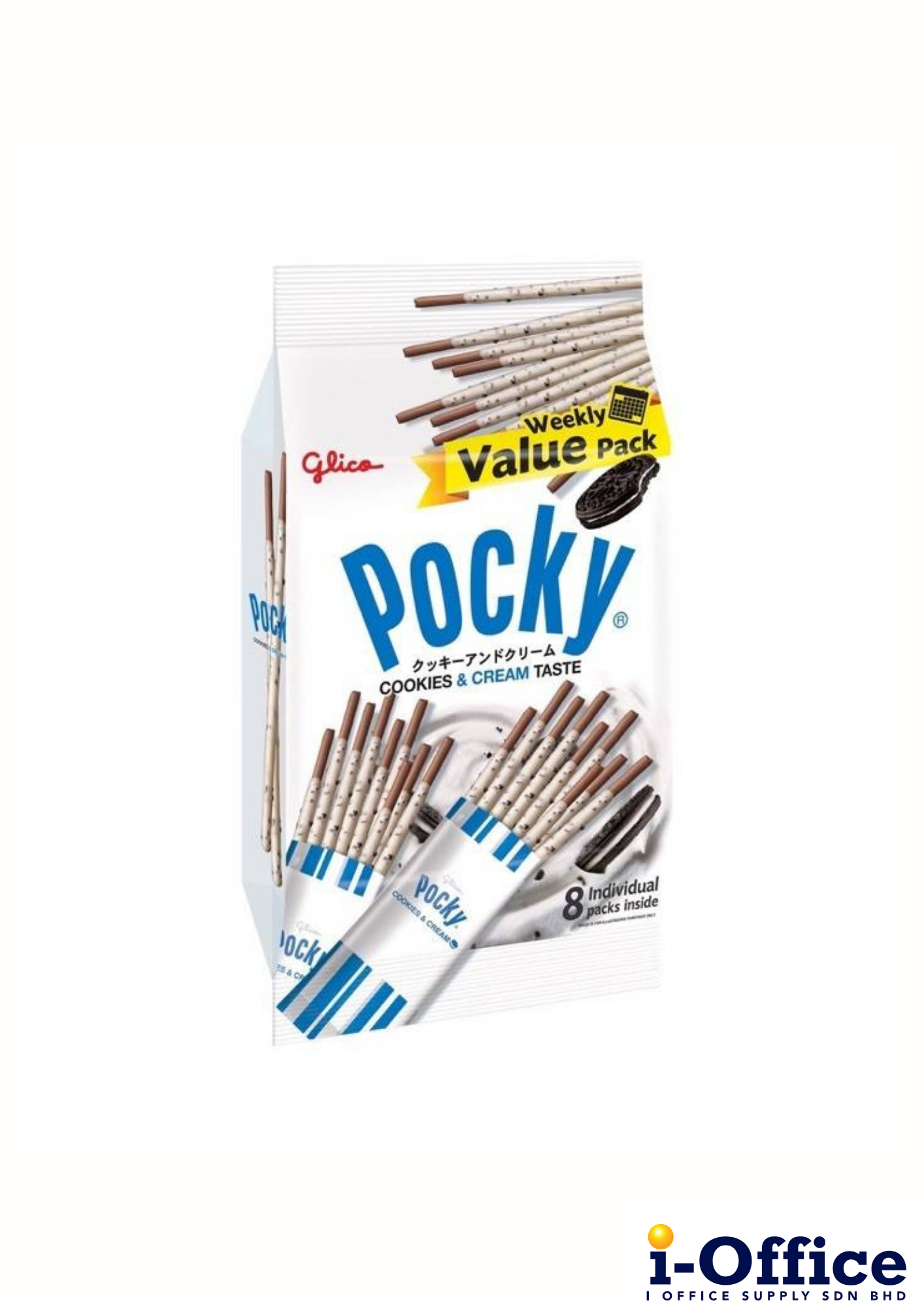 Pocky Value Pack Cookies & Cream 8s x 176g