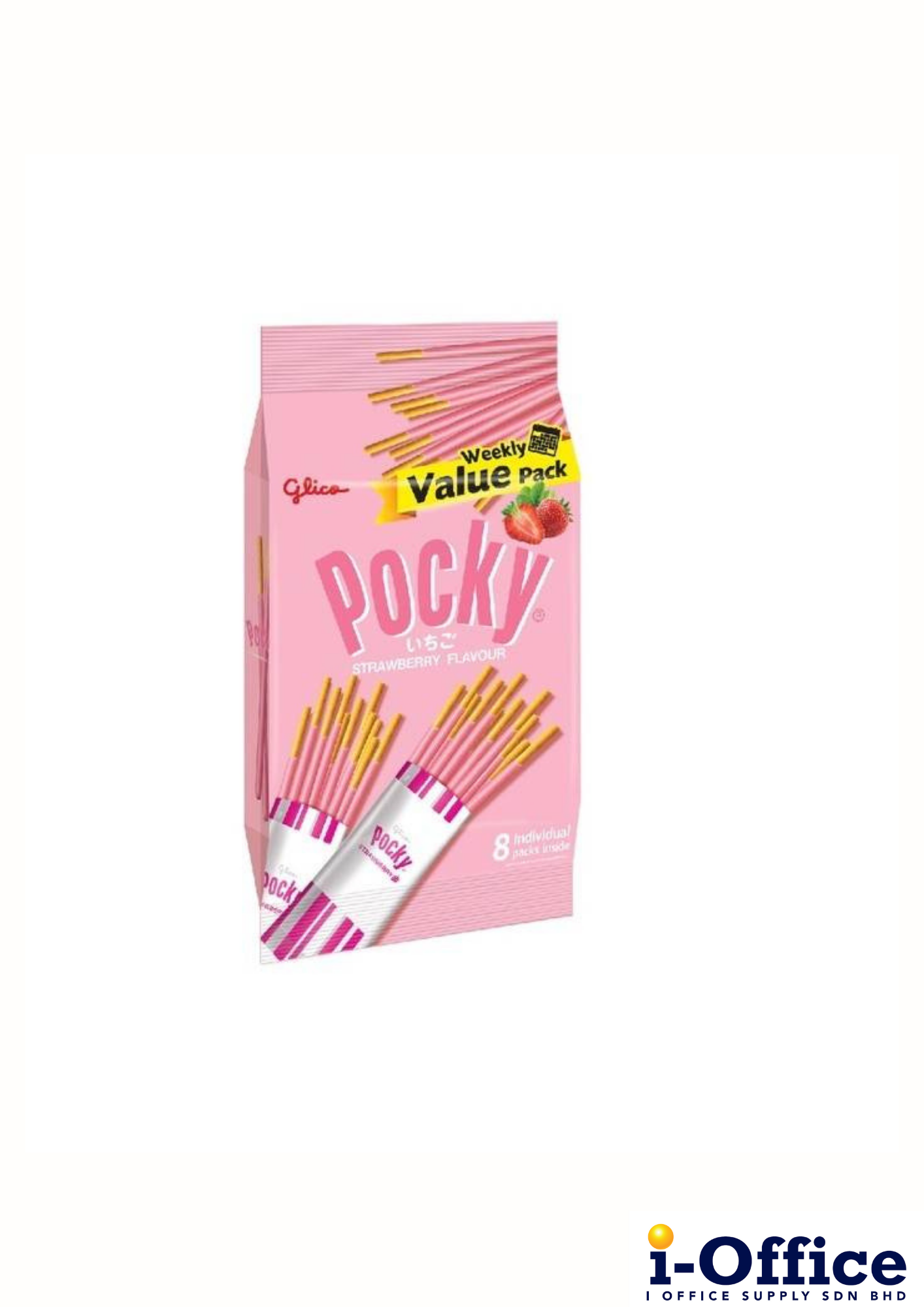 Pocky Value Pack Strawberry 8s x 176g