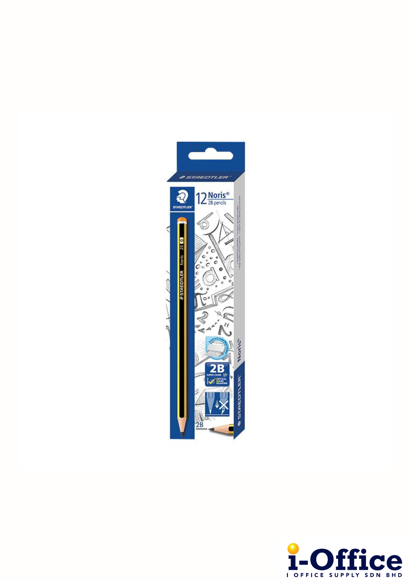 Staedtler Noris 2B Pencil - 12pcs