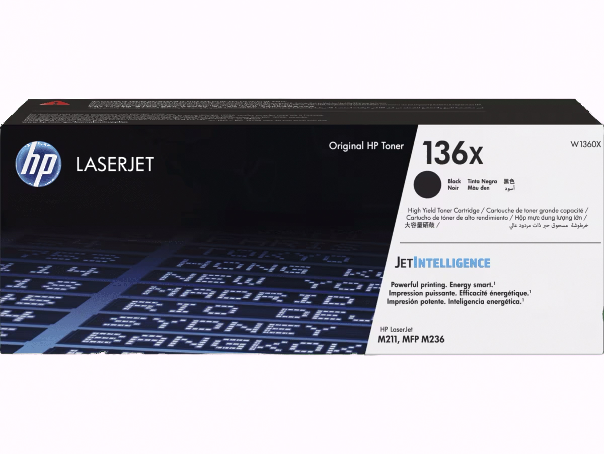 HP 136X High Yield Black Original LaserJet Toner Cartridge