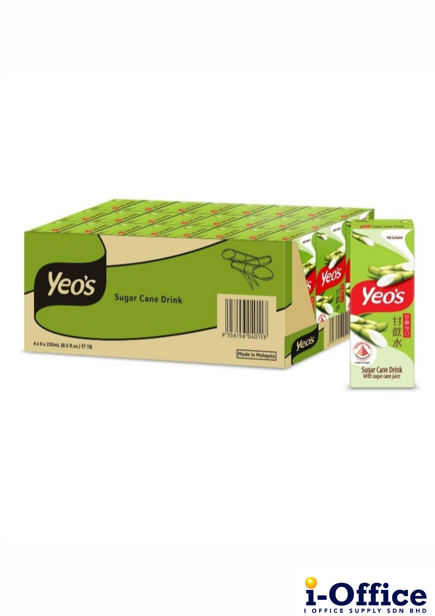 Yeo's Sugar Cane Drink - 24 x 250ml