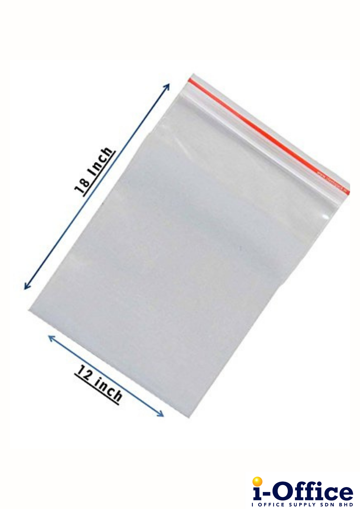 Ziplock Plastic Bag - 100s - 12-Inch x 18-Inch