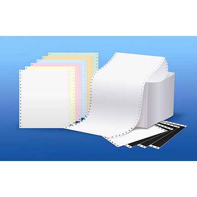SONOFORM Computer Form 9.5'' x 11'' x 1Ply / 2 Ply 500Fans-Wholesale Office Stationery and Pantry Supply