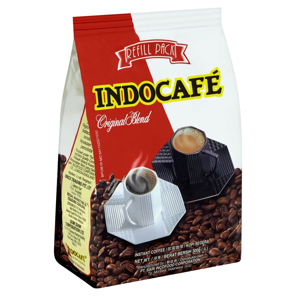 INDOCAFE Original Blend Refill 100g / 200g / 300g / 500g-Wholesale Office Stationery and Pantry Supply