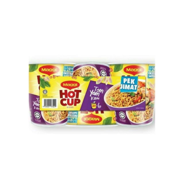 MAGGI Hot Cup (59G X 6 CUPS)-Wholesale Office Stationery and Pantry Supply