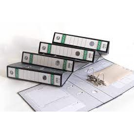 LION FILE GREEN Label Lever Arch File-Wholesale Office Stationery and Pantry Supply