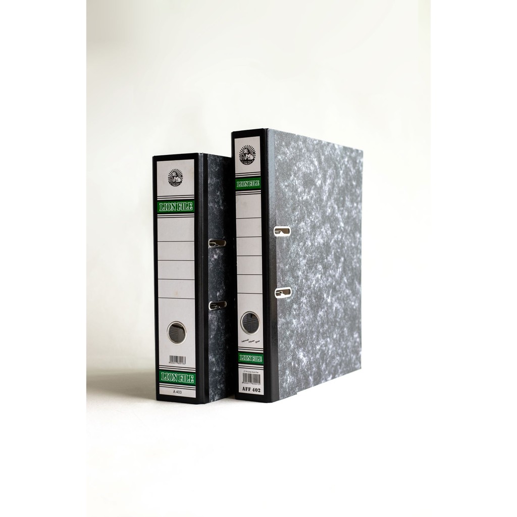 LION FILE GREEN Label Lever Arch File-Wholesale Office Stationery and Pantry Supply