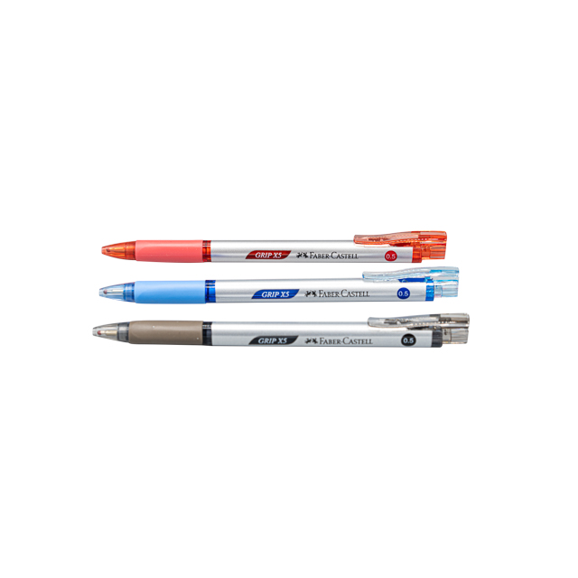 FABER-CASTELL 0.5mm Ball Pen GRIPX5-Wholesale Office Stationery and Pantry Supply