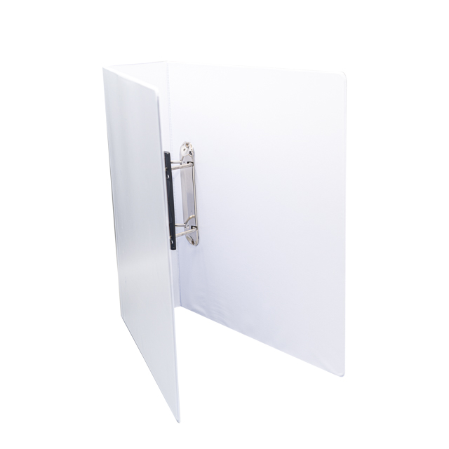 K2 A4 2D PVC Ring File White-Wholesale Office Stationery and Pantry Supply